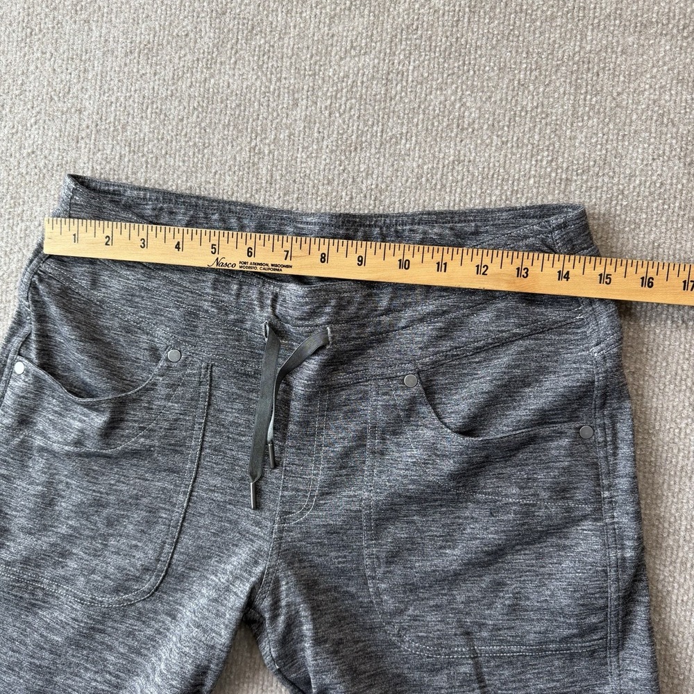Kuhl Mova Relaxed Leg Pants Gray Heather Drawcord Womens Size 8 Athletic Cargo - Picture 4 of 9